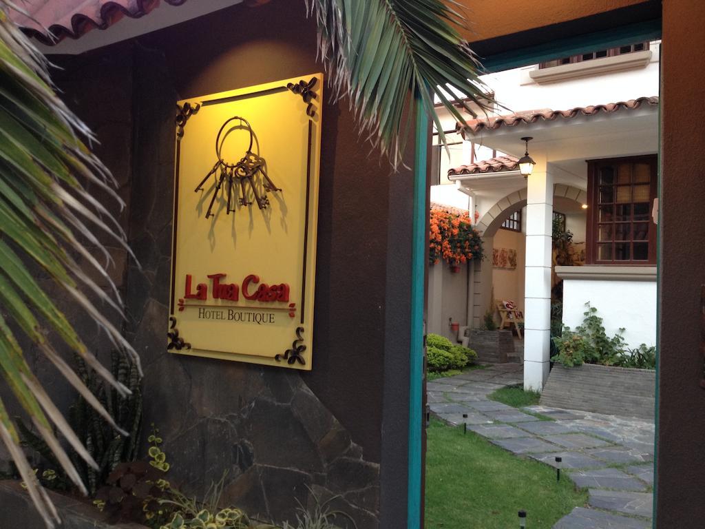 La Tua Casa Hotel Boutique Cochabamba Exterior foto